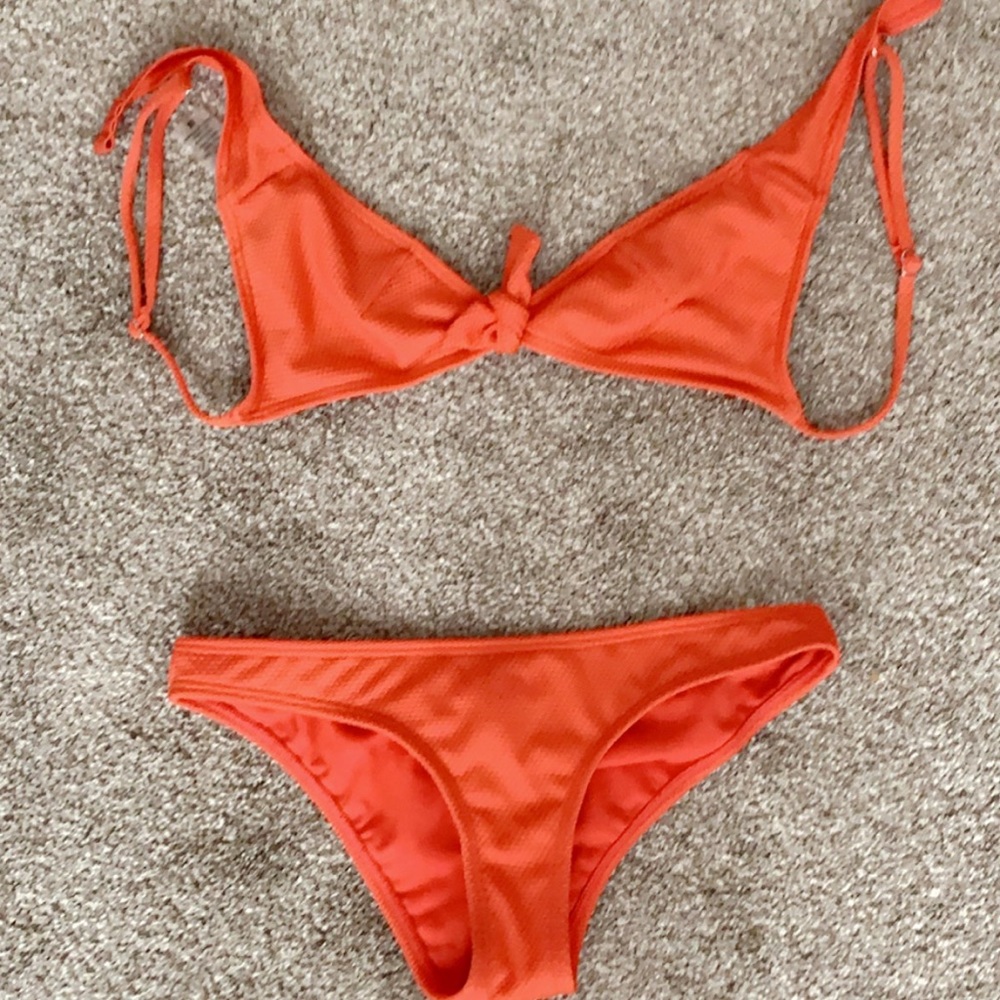 Tilly’s Red-Orange Bikini Set